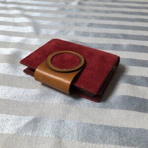 Vintage Baronet Wallet for Women 1960s Classic Fashion Accessory Genuine Maroon